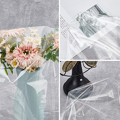 Tissu imperméable doux et transparent en tpu&nbsp;DIY-WH0308-254A-12