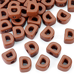 Perline europei acrilici opachi&nbsp;OACR-TAC0019-006D