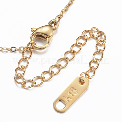 Colliers pendentifs en acier inoxydable 304&nbsp;NJEW-H459-15G