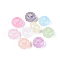 Transparentem Acryl europäischen Perlen&nbsp;OACR-Q200-17