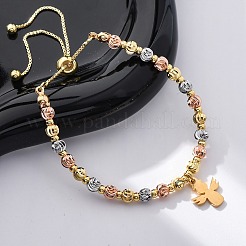 Messing-Schieberarmbänder&nbsp;BJEW-C090-02G-B