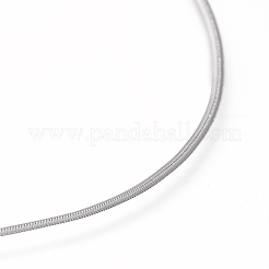 Collares de cadena de serpiente de acero inoxidable 304 que no se deslustran&nbsp;NJEW-I238-01P