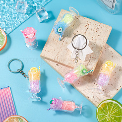 Kit fai da te per creare portachiavi con succo luminoso&nbsp;DIY-TA0006-72