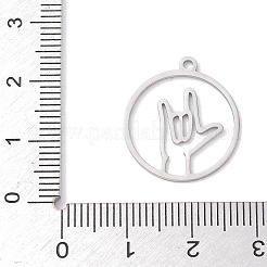 Pendentifs en acier inoxydable 304&nbsp;LS-STAS-Z131-01B-P