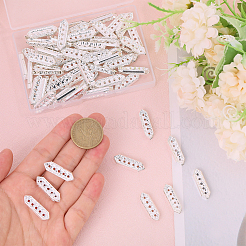 100 Stück Abstandshalter aus Kristall-Strass aus Legierung&nbsp;FIND-CA0009-71B