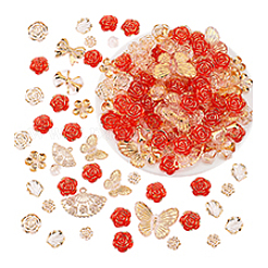 Perles en acrylique transparente&nbsp;OACR-PH0004-32B
