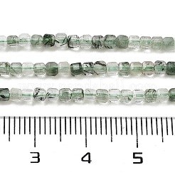 Natürlichen grünen Rutilquarz Perlen Stränge&nbsp;G-H042-B13-01