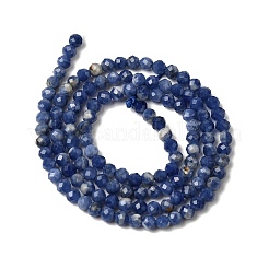 Chapelets de perles en sodalite naturelle&nbsp;G-L653-B02-3mm-01