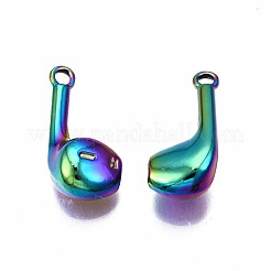 Regenbogenfarbene legierung anhänger&nbsp;PALLOY-N163-103-NR