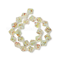 Bereifte handgemachte Bunte Malerei Perlenstränge&nbsp;LAMP-A010-01C