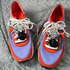 4 Paar Schuhschnallenclips aus Kunstleder in 4 Ausführungen&nbsp;AJEW-FG0004-56