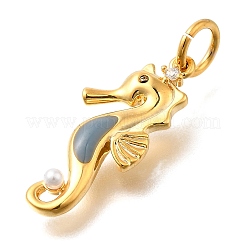 Ottone micro spianare pendenti zirconi&nbsp;LS-KK-U061-19A-G