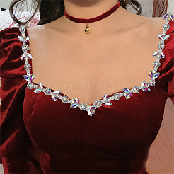 1m 2 Farben Eisen Strass Strass Ketten&nbsp;CH-WR0001-03