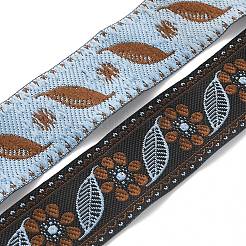 Rubans de polyester de broderie de style ethnique&nbsp;OCOR-WH0077-30A