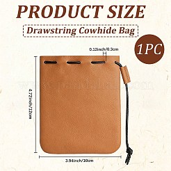 Kordelzugtaschen aus Leder&nbsp;ABAG-CL0001-38B
