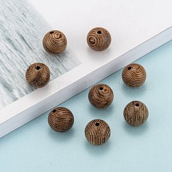 Natürliche wenge holzperlen&nbsp;WOOD-S053-13