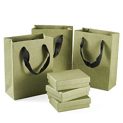 3 Stück rechteckige Schmuckaufbewahrungsboxen aus Papier&nbsp;CON-TA0001-39C-01
