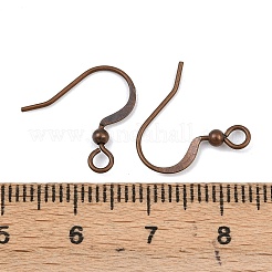 Crochets de boucle d'oreille français en laiton&nbsp;KK-Q369-RC