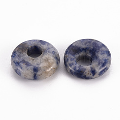 Pendentifs en jaspe tache bleue naturelle&nbsp;G-T122-67G