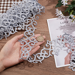 Spitzenbesatz aus Polyester mit Blumenstickerei&nbsp;OCOR-WH0079-89