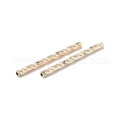 Gerade Rohrperlen aus Messing&nbsp;LS-KK-WH0061-03C-G