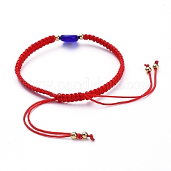Bracelets de perles de nylon tressés réglables&nbsp;BJEW-JB05293-03