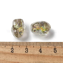 Handgefertigte Stränge aus Folien-Bunte Malereiperlen&nbsp;FOIL-Z001-06D