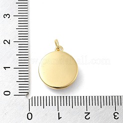 Echte 18 Karat vergoldete Messinganhänger&nbsp;KK-A198-03G-05