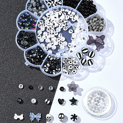 DIY-Kits zur Herstellung von Armbändern aus Kunstperlen aus Acryl und ABS-Kunststoff&nbsp;DIY-FS0006-50
