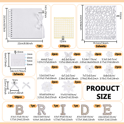 DIY-Kits für Hochzeits- und Braut-Fotoalben aus Papier&nbsp;AJEW-FG0008-67