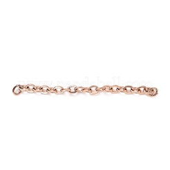 Catene portacavi in acciaio inossidabile placcate ionica (ip) 304&nbsp;CHS-WH0007-01A-RG