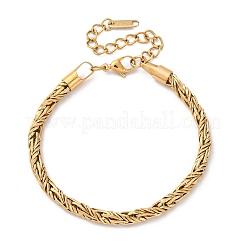 304 Edelstahl-Seilkettenarmbänder für Damen&nbsp;BJEW-D338-01G-02