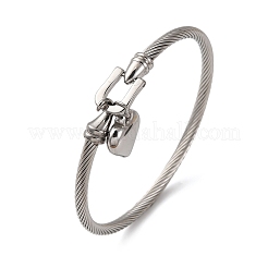 Charm-Armreifen aus 304 Edelstahl&nbsp;BJEW-K280-03P