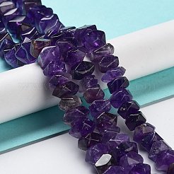Natürlichen Amethyst Perlen Stränge&nbsp;G-D091-A10
