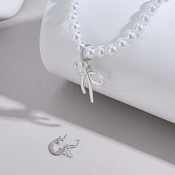 2 pz. 925 fermagli twister in argento sterling placcati in rodio&nbsp;STER-PH0004-51P