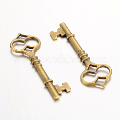 Lega stile tibetano grandi ciondoli&nbsp;X-TIBEP-14692-AB-FF