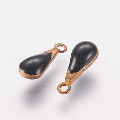 Laiton antique plaqué or goutte d'eau&nbsp;KK-Q571-01H