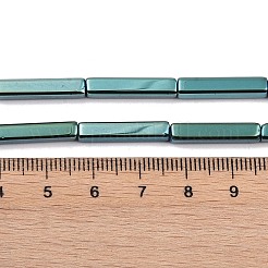 Chapelets de perles en verre électroplaqué&nbsp;EGLA-Q128-12A-FP03
