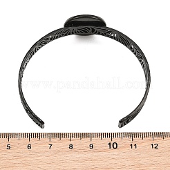 Rohlinge für Armreifen aus Edelstahl 304 mit flacher&nbsp;SA-CBA82C8-04C-EB