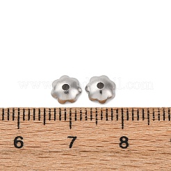 Perlenkappen aus chirurgischem Edelstahl 316l&nbsp;STAS-C125-01A-P