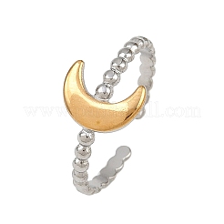 Doppelfarbige Manschettenringe aus Edelstahl 304&nbsp;RJEW-S635-01GP-11