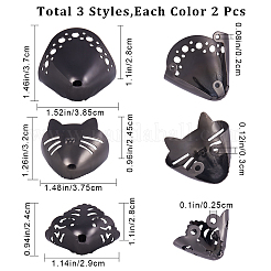 6 protector de pliegues para zapatos de aleación de 3 estilos&nbsp;FIND-GF0004-89B
