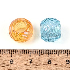 UV-Beschichtung transparente europäische Acrylperlen&nbsp;TACR-T029-04M
