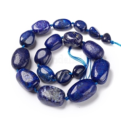Natürlicher Lapislazuli Perlenstränge&nbsp;G-I194-27