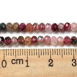 Colliers de perles de tourmaline multicolores naturelles&nbsp;G-D0010-23D