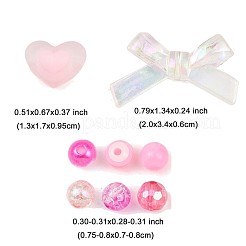 100pcs 8 Arten Harzperlen&nbsp;RESI-FP0001-48