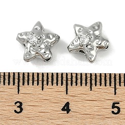 Perline zirconi micro pave  in ottone&nbsp;KK-P283-20P