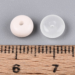 Abalorios de vidrio imitación de jade&nbsp;DGLA-C005-B01-3x6mm-05