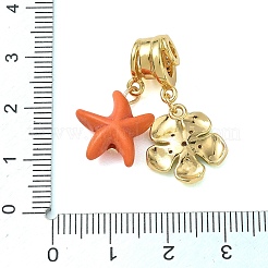 Pendenti in zirconi cubici trasparenti in micro pavè di ottone&nbsp;KK-CBA74BF-14G