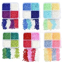 Perline di vetro 72g 4 colori&nbsp;SEED-YW0002-75A